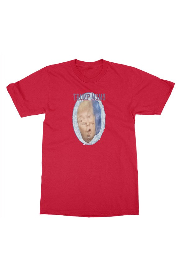 trump meme mens t shirt in MAGA red with funny tru