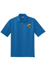 Trump Meme Polo DriFIT Pebble Texture Polo in blue