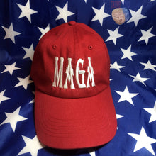 Load image into Gallery viewer, Trump Meme Clothing&#39;s Men&#39;s Red MAGA hat
