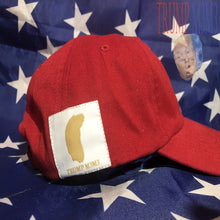 Load image into Gallery viewer, Trump Meme Clothing&#39;s Men&#39;s MAGA Red hat - Golden Trump Embroidery
